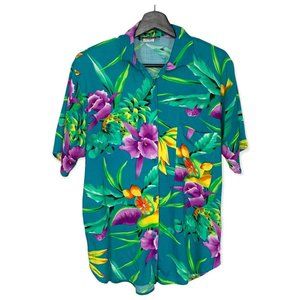 Vintage 90's Furst Hawaiian Short Sleeve Top Small